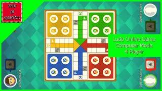 Ludo Online Game vs Computer (2020) 4 Player | Top 10 Gaming | Ludo Game