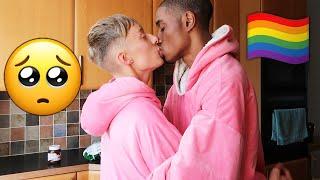 Cute Gay Couple Kissing Compilation Best Moments | Kissing Long Distance Relationship