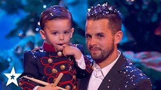 Cutest Baby Drummer Plays A Christmas Carol in the Finals | Got Talent Global