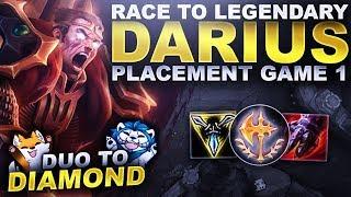 RACE TO LEGENDARY! DARIUS! - Duo to Diamond | League of Legends