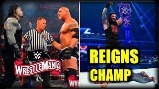 Reigns universal Champion against Goldberg! Reigns vs Goldberg! SmackDown ratings! WrestleMania