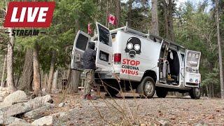 Best Way To PASS THE TIME  In Our Fully Stocked OFF-GRID Adventure VAN...Yup Livestream