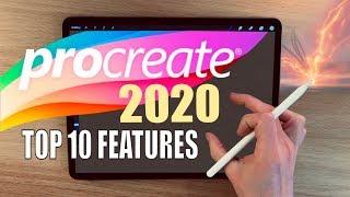 Procreate Top 10 Features in 2020 (Liquify, Crop & Resize, Quickshape and more)