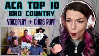 REACTION | VOICEPLAY "ACA TOP 10 BRO COUNTRY" ft. CHRIS RUPP