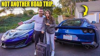 FERRARI 812 SUPERFAST ROADTRIP TO TOP SECRET TESLA EVENT ft Vehicle Virgins