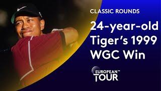 24-year-old Tiger Woods' first ever European WGC | Classic Round Highlights