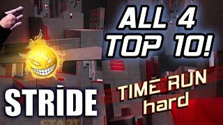 Stride - Time Run - Hard 1-4 -- All Top 10!