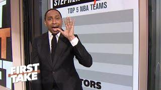 Stephen A.’s List: Top 5 teams in the NBA | First Take