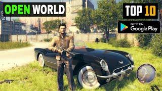 Top 10 OPEN WORLD GAMES for Android | High Graphics (Offline/Online) 2020