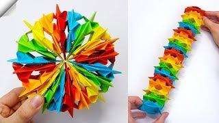 How To Make a Paper Kaleidoscope - Paper crafts - Paper toy