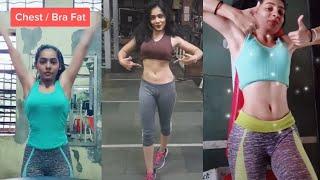 Top 10 Exercise for girls like chest /bra fat,squat , fat burning, leg fat etc।।।