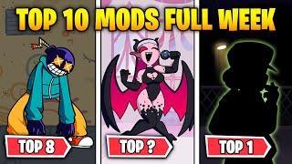 TOP 10 MODS FULL WEEK DE FRIDAY NIGHT FUNKIN