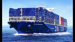 Top 10 World Largest Container Ships! Ships In Rogue Storm