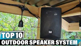 Best Outdoor Speaker System In 2022 - Top 10 Outdoor Speaker Systems Review