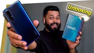 OPPO Reno 3 Pro Unboxing And First Impressions⚡⚡⚡ World’s 1st 44MP Dual Punch Hole Camera, Helio P95