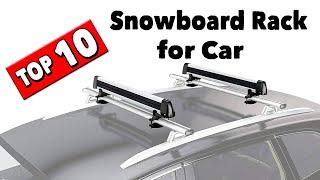 Best Snowboard Rack For Car Without Roof Rack | Top 10 Ski Racks for Cars without Crossbars