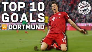 Top 10 Goals vs. Borussia Dortmund | FC Bayern