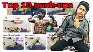 Top 10 type of push_ups || Do push up at home || No gym & No equipment