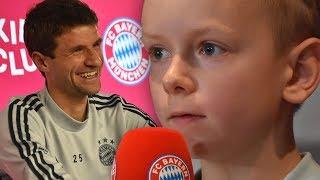 How many goals did you score in the U11 team? Thomas Müller answers kids questions