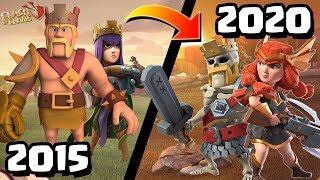 Clash of Clans Rewind - What's Changed? | Playing CoC in 2015 vs 2020 (Old Clash Vs. New Clash 2020)