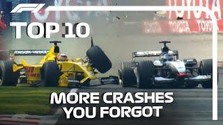 Top 10 F1 Crashes You Forgot | Part Two