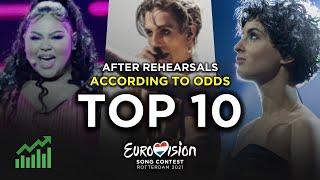 Eurovision 2021: Betting Odds Top 10 (After Rehearsals)