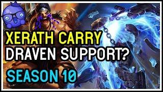 Watch this Draven lose his MIND - Xerath Support Season 10