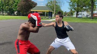 HB Fred vs Ahmed STREET BOXING 