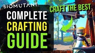 Biomutant -  COMPLETE CRAFTING GUIDE - Get the Best Weapons and Armor - Biomutant Gameplay & Preview