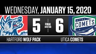 Comets score five in the first period then win in OT