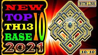 *** All Time Best TOP 10 *** TH13 War Base + Link ( 2021 ) | Unbeatable 