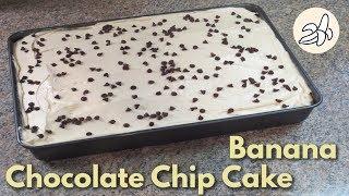 Chocolate Chip Banana Cake Recipe!