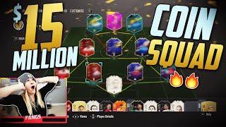 THIS 15 MILLION COIN SQUAD MADE ME A TOP 100 PLAYER!! FIFA 20