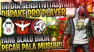 HEADSHOT!! SENSITIVITAS YANG SERING DIGUNAKAN PRO PLAYER FF AUTO HEADSHOT - Garena free fire