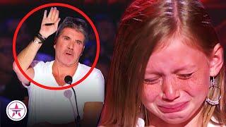 TOP 10 TIMES SIMON COWELL STOPPED AN AUDITION ON LIVE TV Talent Shows!