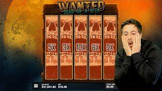 TOP 5 RECORD WINS OF THE WEEK ★ 8400X AMAZING FULL SCREEN ON WANTED DEAD OR A WILD