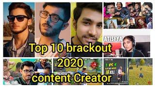 TOP 10 breakout Creators in YouTube india 2020 end list . carryminati , #mythpat, #total_gaming etc.