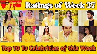 FMN Ratings of Week 37 : Top 10 Tv Celebrities of this Week