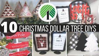 10 Easy Dollar Tree Christmas DIY Home Decor 2020