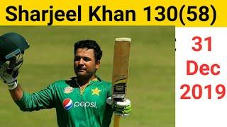 Sharjeel Khan score 100 in a club t20 match 2019|Sharjeel Khan made 130 in 58 balls