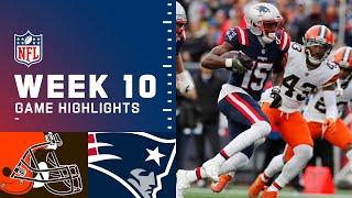 Browns vs. Patriots Week 10 Highlights | NFL 2021