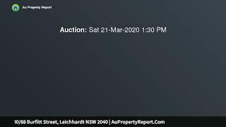 10/88 Burfitt Street, Leichhardt NSW 2040 | AuPropertyReport.Com