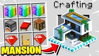 How to CRAFT a MANSION in MINECRAFT!