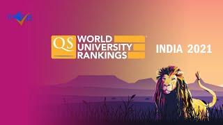 Top 10 Universities in India by QS WORLD UNIVERSITY RANKING 2021 #QSWUR #INDIA