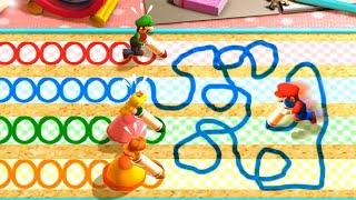 Mario Party The Top 100 MiniGames - Mario Vs Luigi Vs Peach Vs Daisy (Very Hard Difficulty)