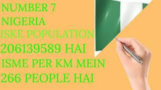 TOP 10 COUNTRY IN POPULATION