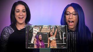 Sasha Banks & Bayley rewatch their Elimination Chamber Tag Team Title win: WWE Playback