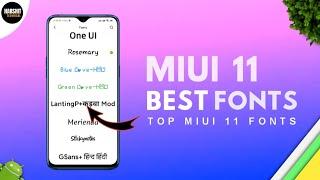 Top 10 MIUI 11 Fonts on Theme Store | Best Miui 11 Fonts