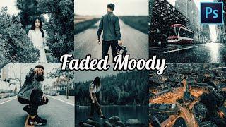 Faded Moody Color Grading Effect in Photoshop | Photoshop Tutorial