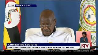 President Museveni addresses nation addresses on the way forward regarding the COVID-19 lockdown